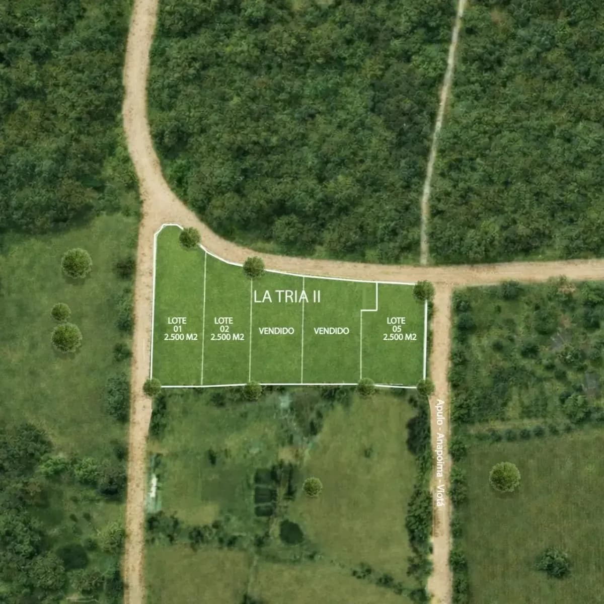 LOTES CAMPESTRES EN APULO CON Y SIN CABAÑA