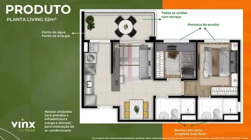 Vinx Vila Tolstoi - Fase 1 - Torre 1